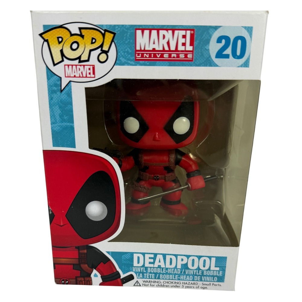 Funko Pop Marvel Universe Deadpool 20 Vinyl Bobble-Head Figure 2013 Original